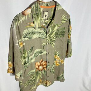 Jamaica Jaxx Island Style Silk Sz Med Shirt